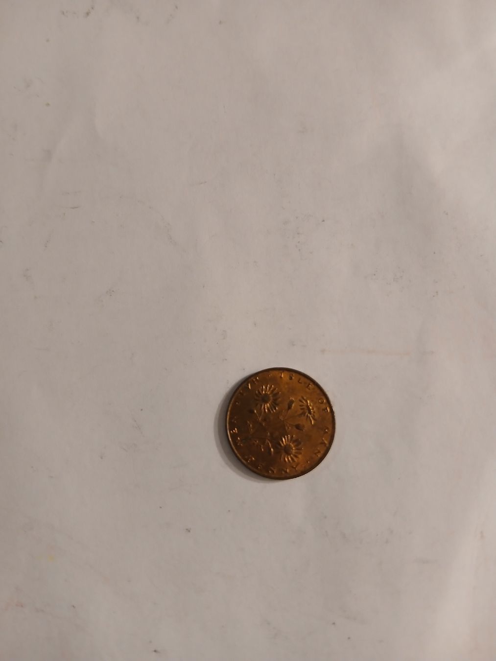 Tutti le monete: Pièce 1/2 penny 1971 Île de Man  – Usato da Marly venduto da globetrotter1723