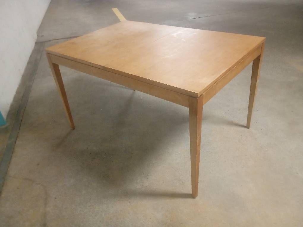 Tische: Mid century Ausziehtisch scandinavia – Gebraucht aus Basel von Petergunn
