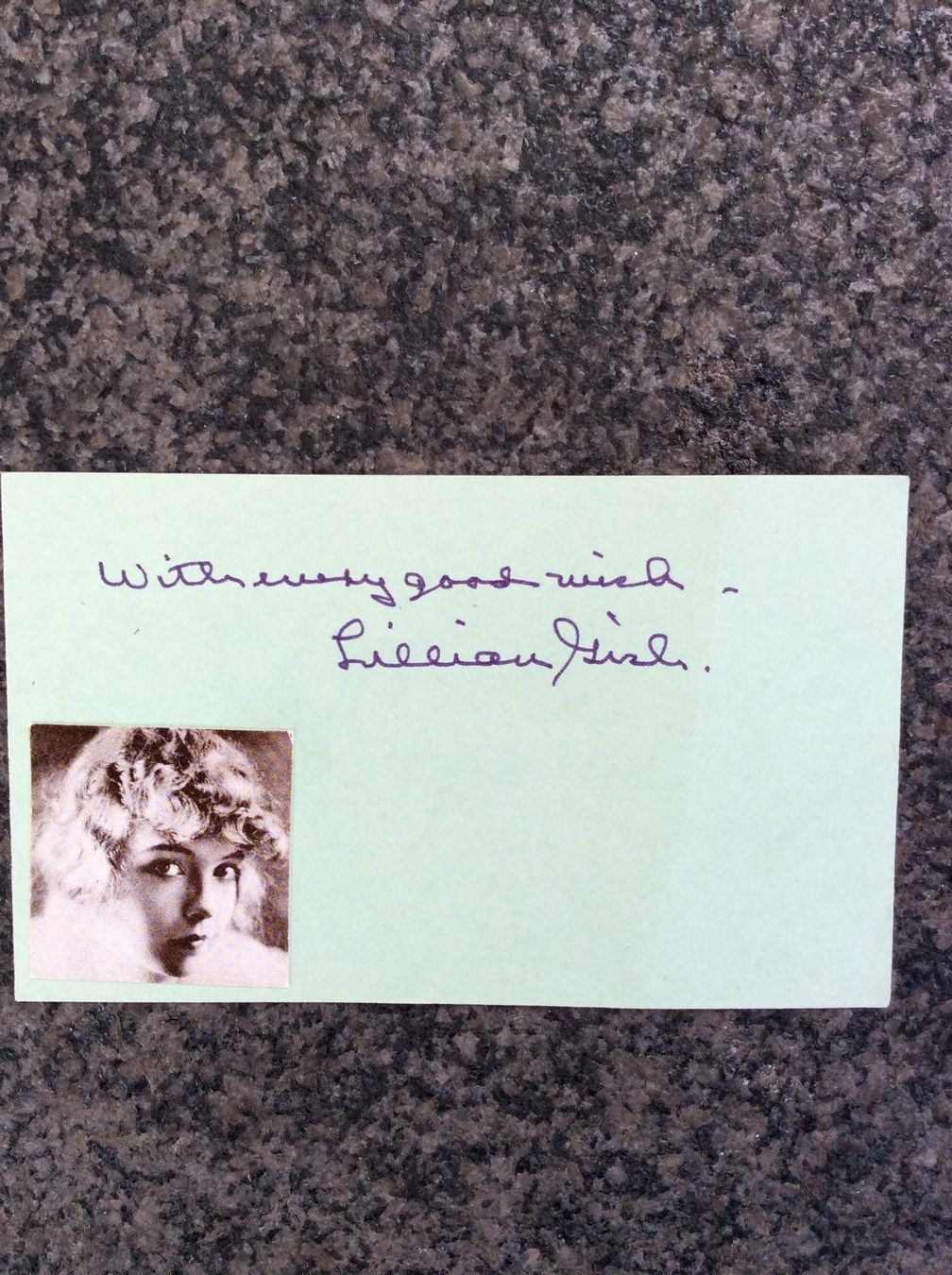 Autografi: Lillian Gish, Original Autogramm – Usato da Salmsach venduto da aacs65 1