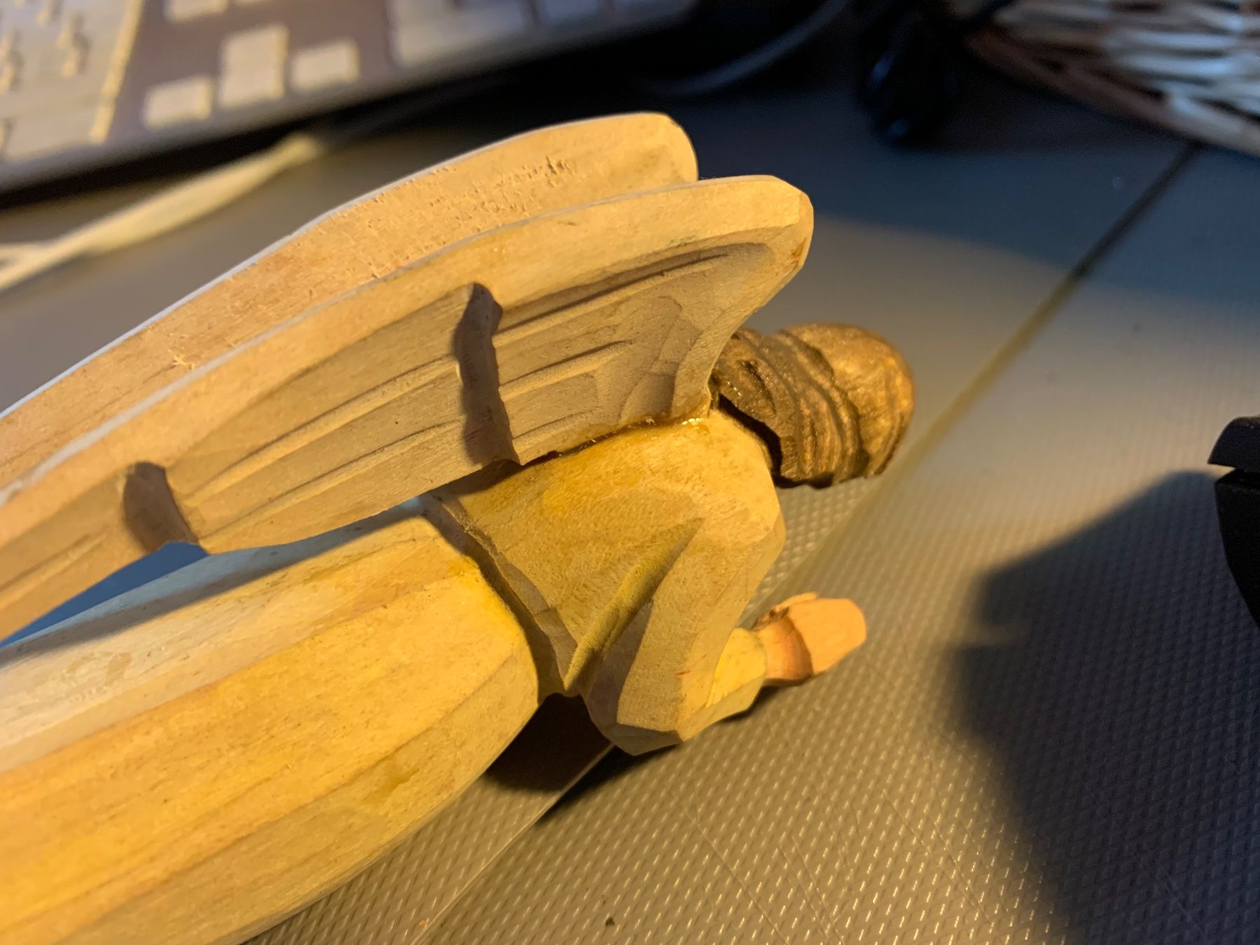 Figuren: Huggler Brienz, Engel, Holz, Krippenfigur – Gebraucht aus Kloten von petrol5555 6