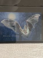 Schweizer Briefmarke 100 Helvetia Fledermaus, Top Zustand