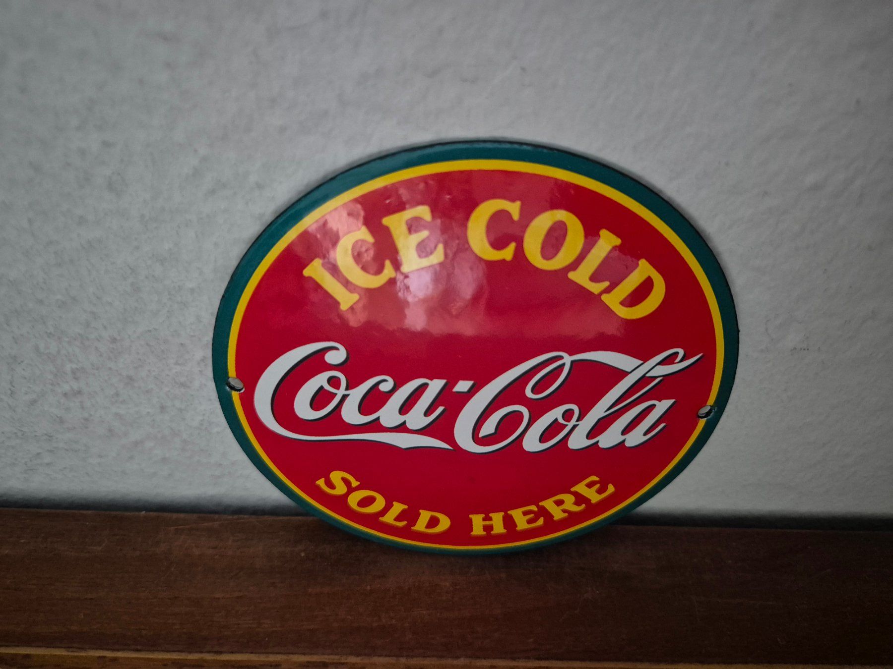 Coca-Cola Insegne: Emailschild Coca Cola Bar Salon Restaurant Emaille Schild – Nuovo (secondo la descrizione) da Schaffhausen venduto da pfanis09 2