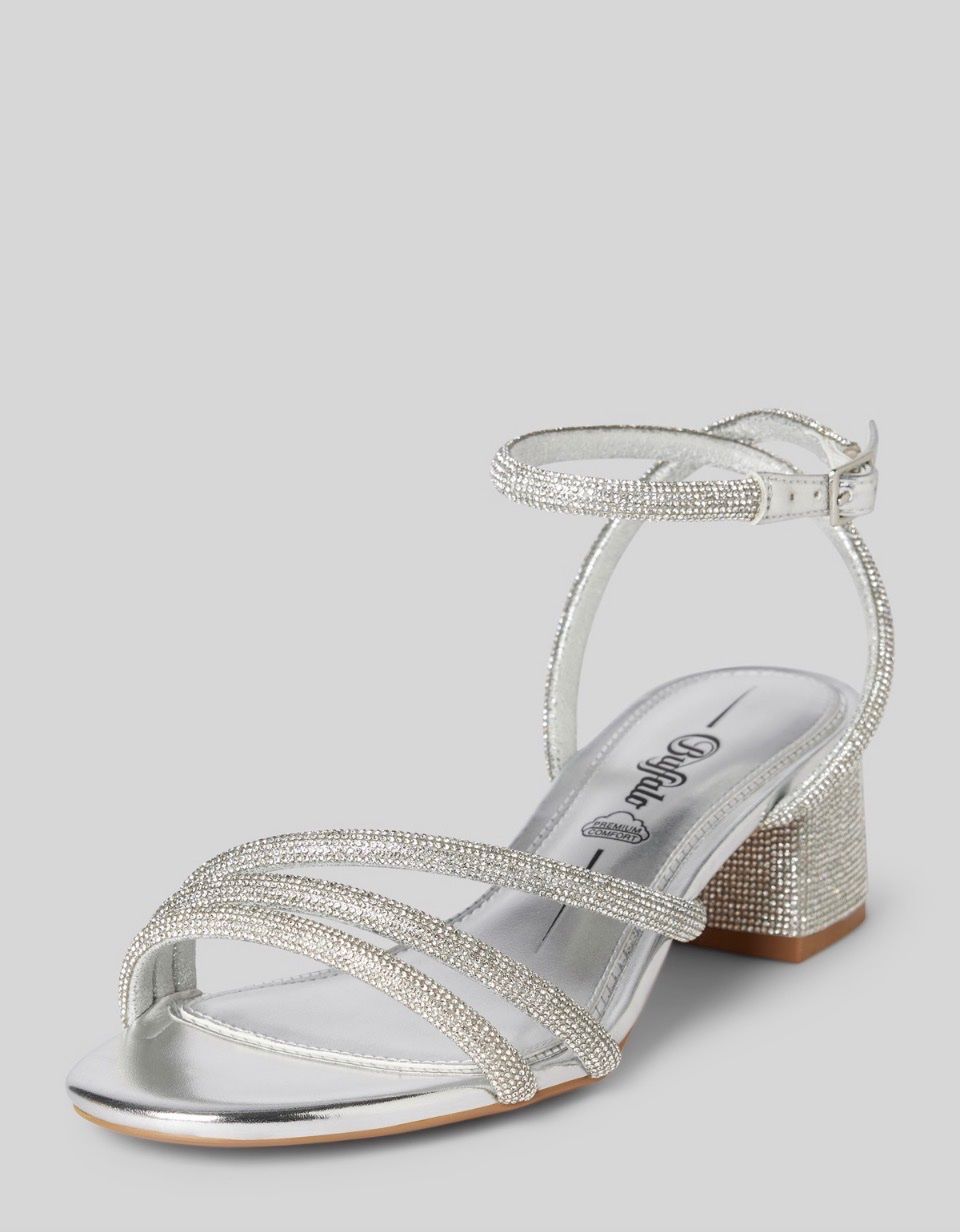 Buffalo Scarpe da donna: Sandalen Silber Glitzer, Buffalo Grösse37 – Usato da Langnau am Albis venduto da CS2007