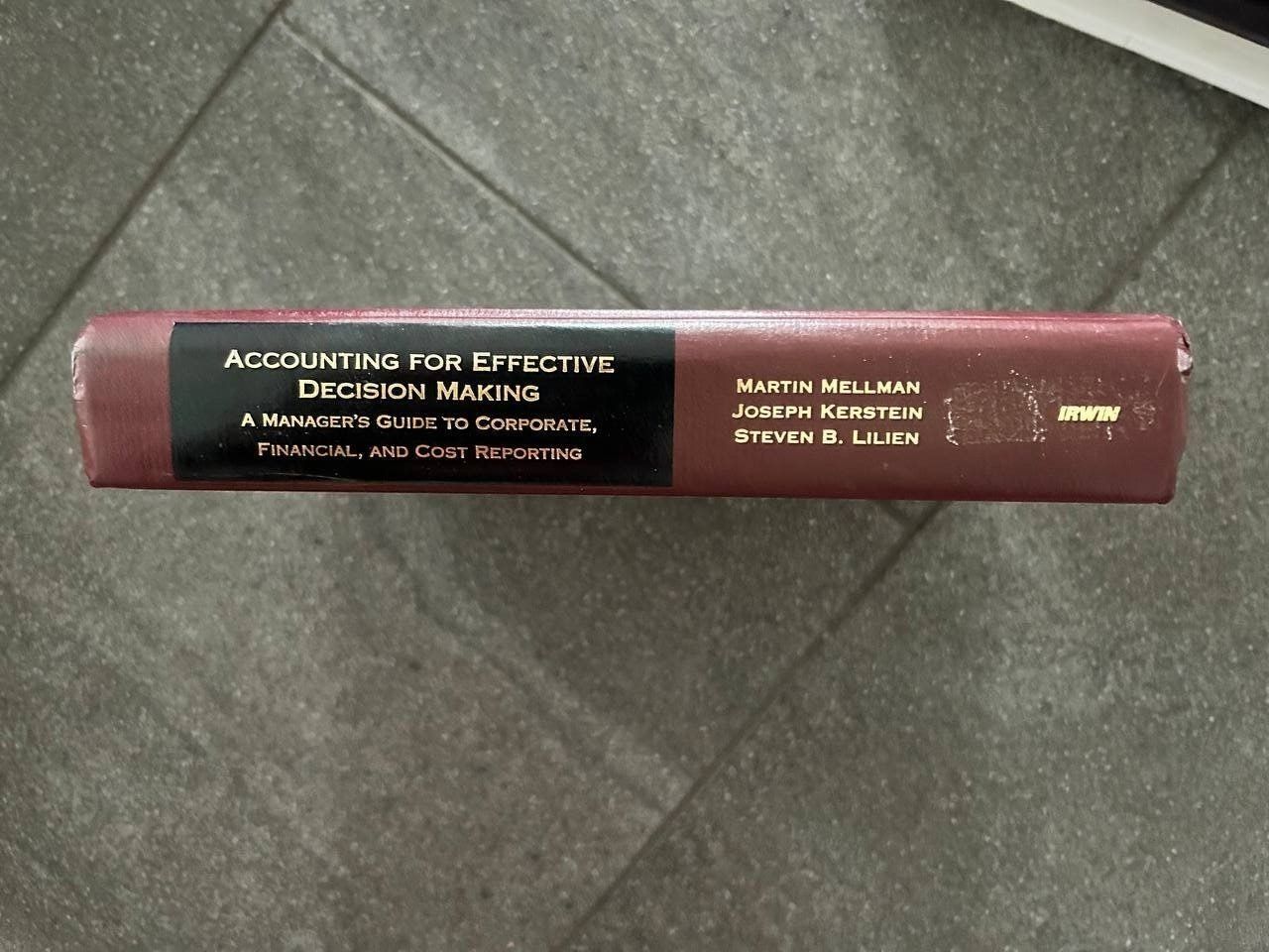 Libri: Accounting for effective decision making – Usato da Dübendorf venduto da jor_7hs2