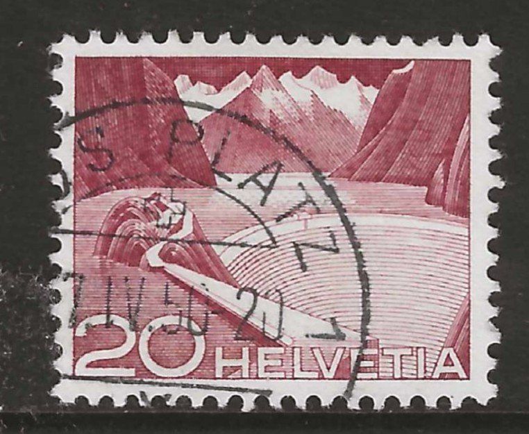 Tutti i francobolli: 1949 : Nr. 301 - Urtyp Grimselstausee – Usato da Gümligen venduto da Geniusbuy