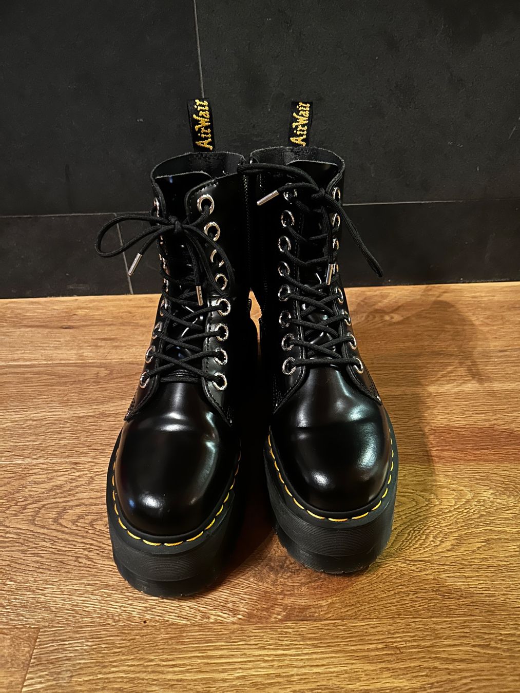 Dr. Martens Scarpe da donna: Dr. Martens Plateaustiefel Schwarz/black – Nuovo (secondo la descrizione) da Lippoldswilen venduto da ame_96g2 2