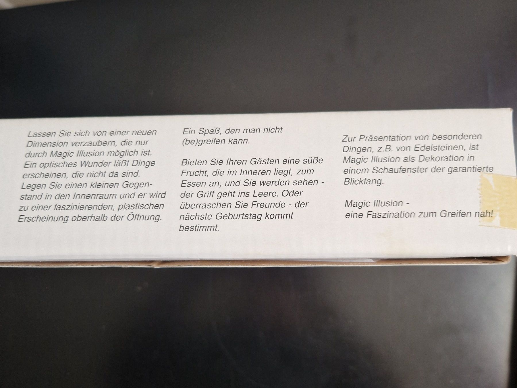 Giocattoli: Magische Illusion – Usato da Rüti ZH venduto da Gigelisuppe 1