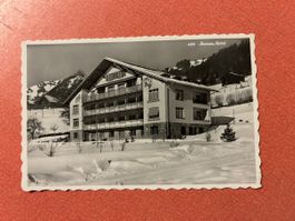 Alte Winter-Ansichtskarte 4592 Saanen, Spital, vintage