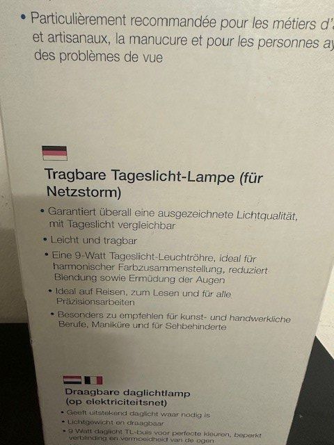 Nähmaschinen: NÄHLAMPE ORIGINALVERPACKT – Neu und originalverpackt aus Ostermundigen von wini63 3
