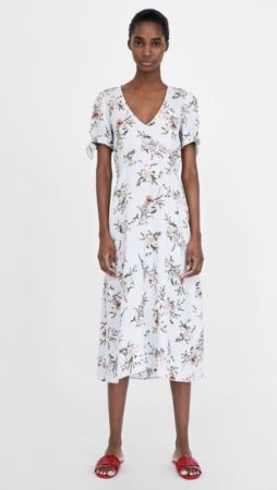Neu mit Etikette - Leinenkleid von Zara, g. M