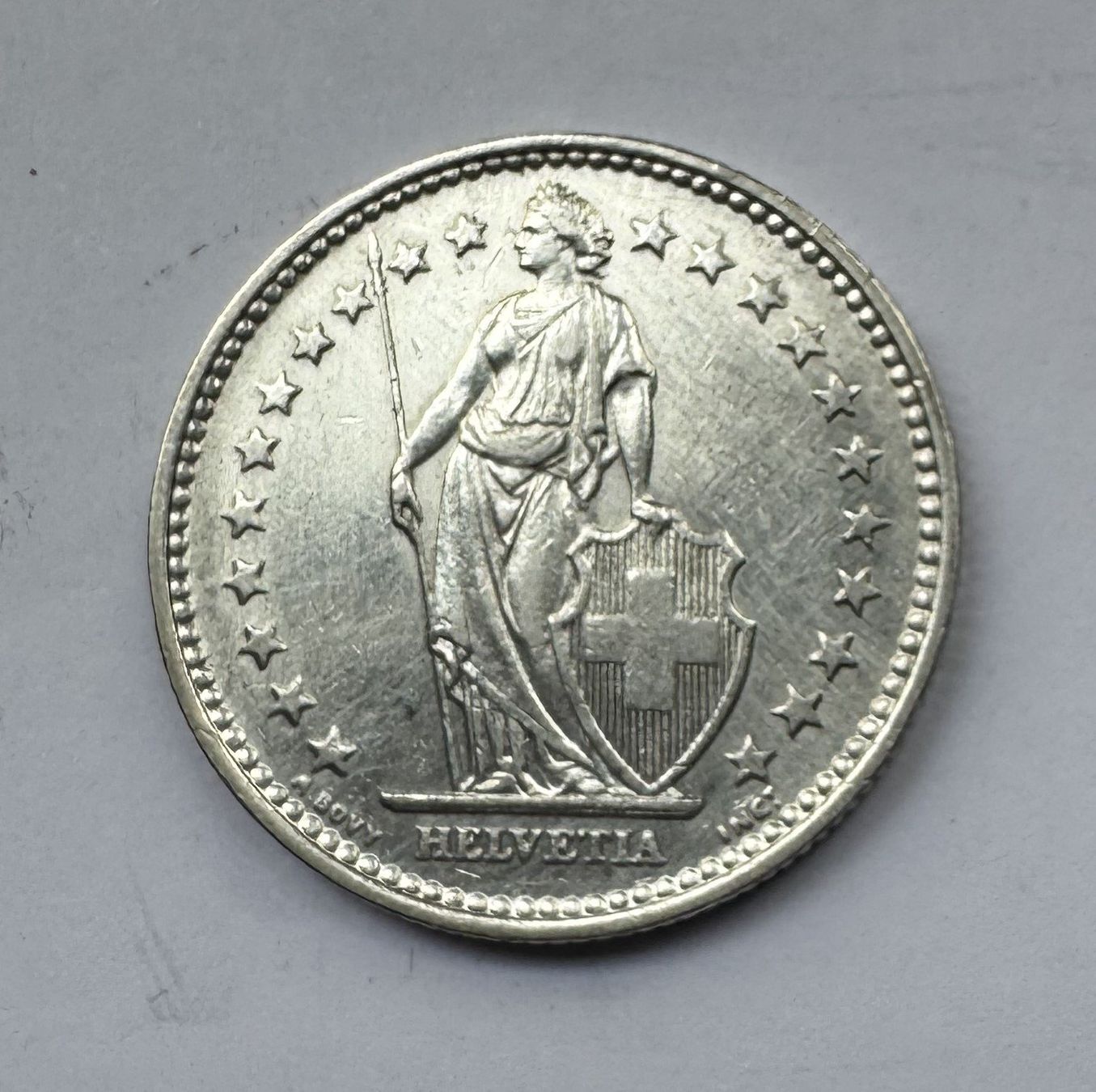 Tutti le monete: 1911 2 Franken -unz – Usato da Kirchberg SG venduto da Helveticus00 1