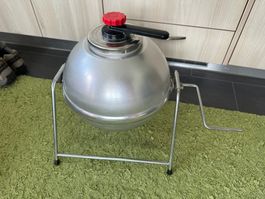 Antike Handwaschmaschine Waschkugel Machine Aluminium