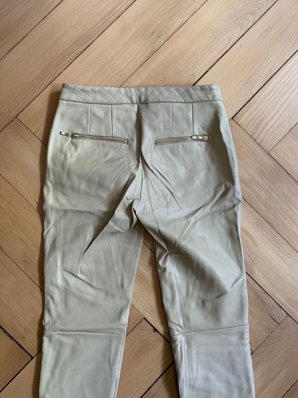 Zara Pantaloni: ZARA - Lederhose beige XS – Usato da Zürich venduto da Diazaio 2