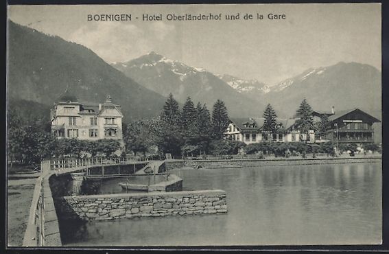 Ansichtskarten: Bönigen, Hotel Oberländerhof und de la – Gebraucht aus Berlin von bartko-reher