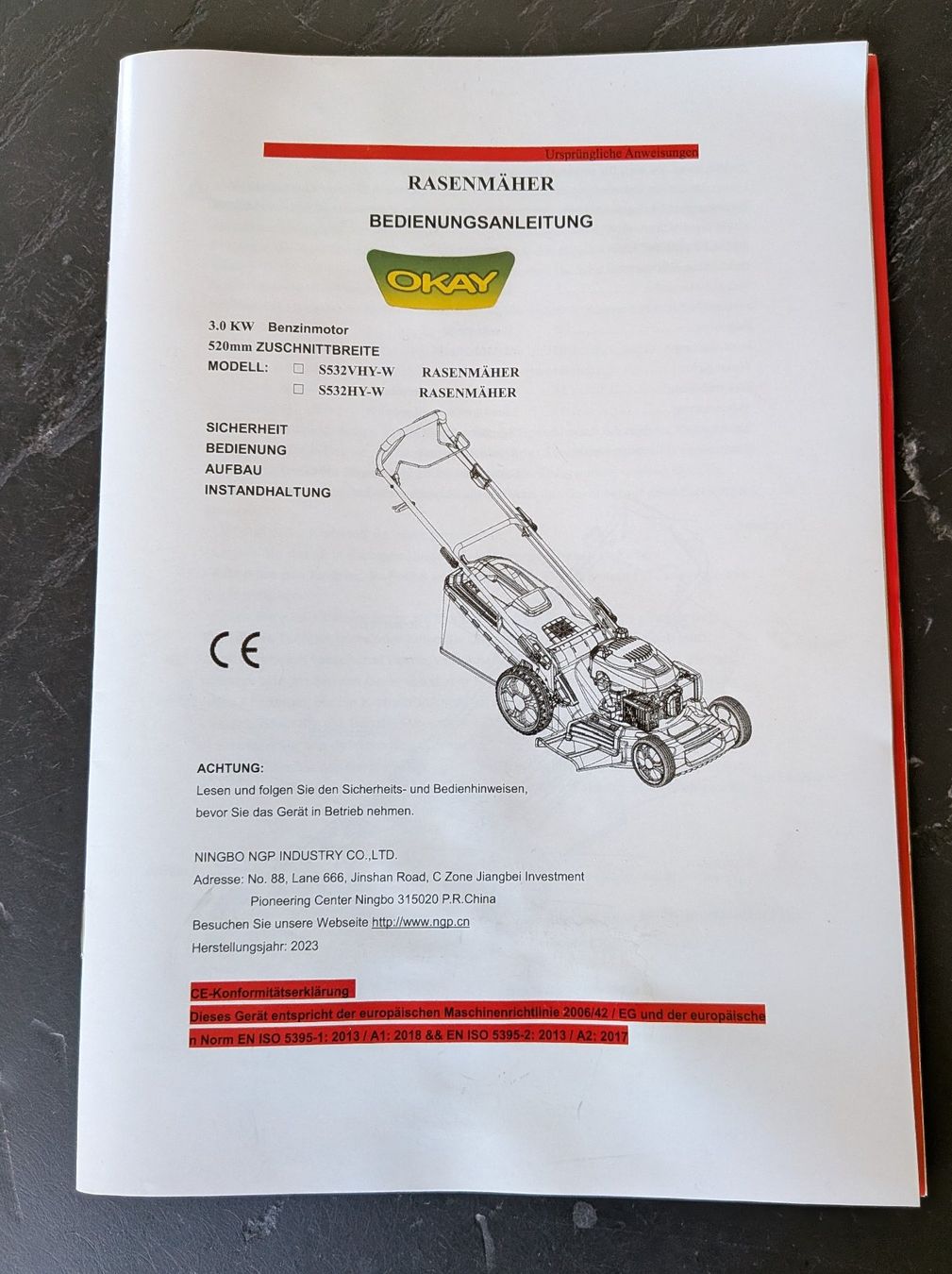 Tagliaerba: Rasenmäher Benzin Okay, wenig gebraucht – Usato da Thun venduto da sob_2knx 3