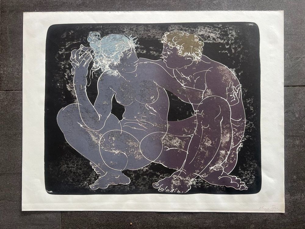 Grafica & Litografie: Hans Erni, Farblithografie – Usato da Rain venduto da Pic-Ass