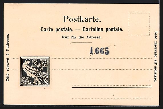 Cartoline postali: Litho Appenzell, Ortsansicht mit Umgebun – Usato da Berlin venduto da bartko-reher 1
