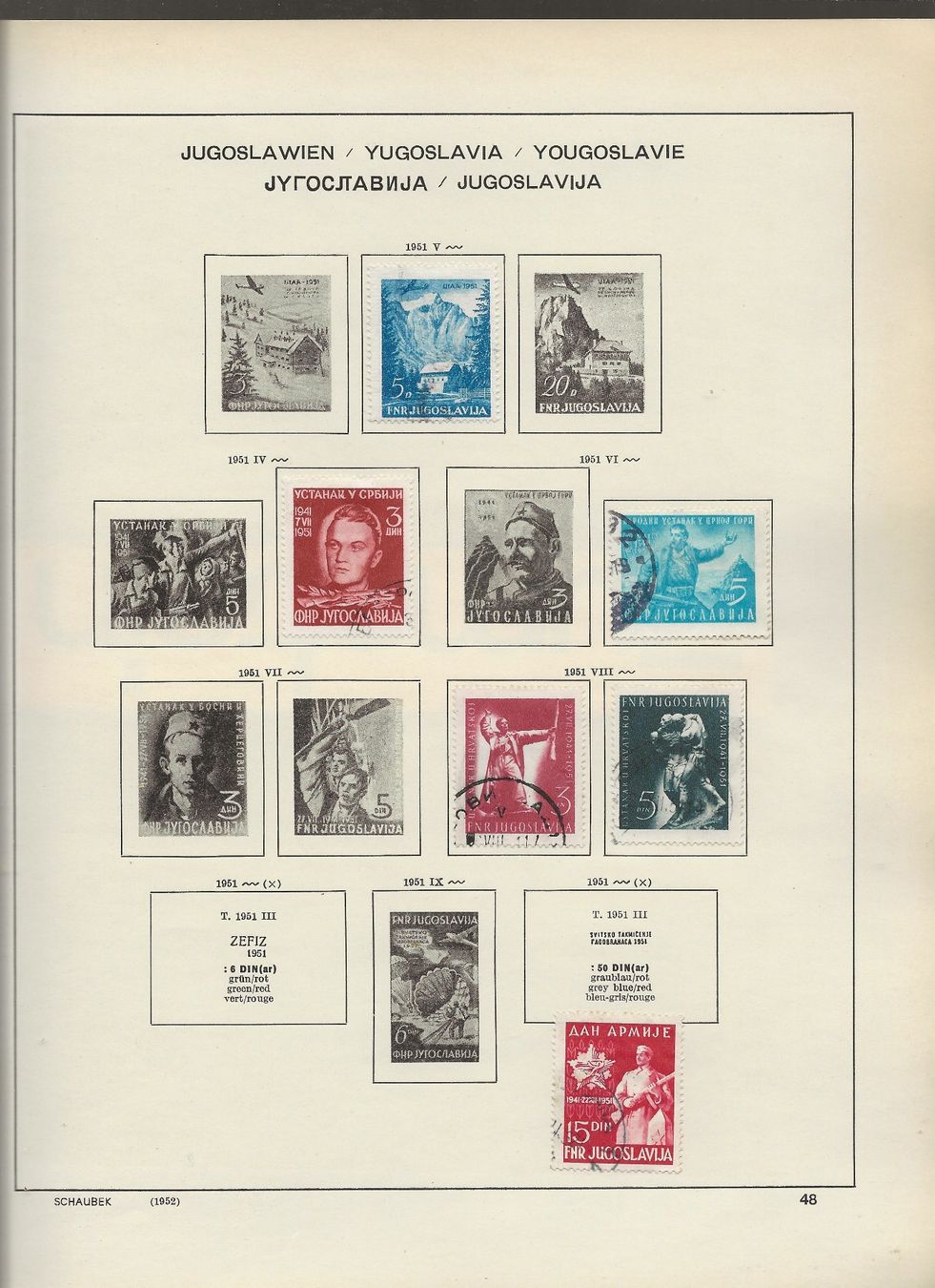 Tous les timbres: Marken Jugoslawien – D'occasion à Au ZH par xelagreb01 8