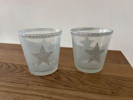 Teelichtglas / Dekoglas