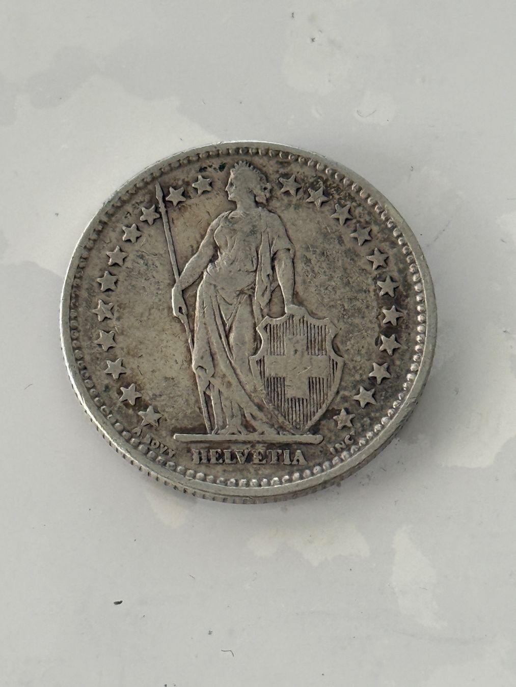 Tutti le monete: 2 Franken 1914  Rar – Usato da Wallisellen venduto da SWISS_SILVER1 1