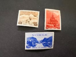 Norwegen 1938 Mi. 187-189 *  (3230)
