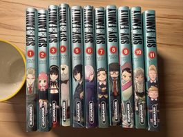 Manga Spy x Family tomes 1-11