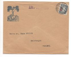 THALWIL Brief an Dr. Hans Koller - Zehntengut