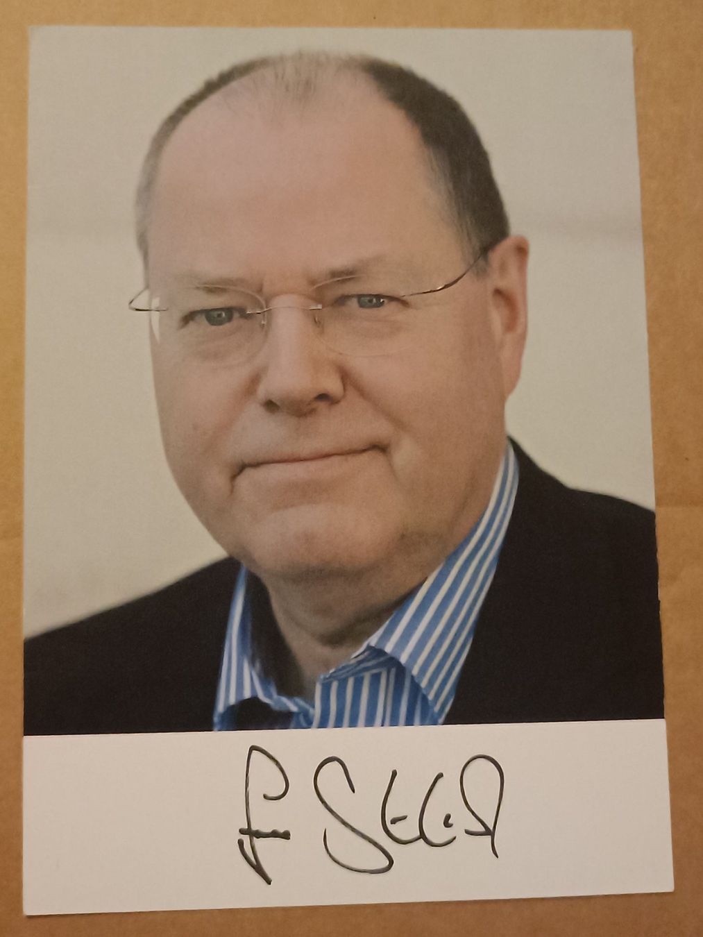 Autografi: Peer Steinbrück - handsigniert – Usato da Menziken venduto da Artographs