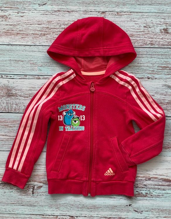 Herzige Kapuzenjacke von ADIDAS Gr 98 3 Jahre