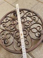 Runder Pflanzenständer Metall mit Rollen Durchmesser 30 cm g
