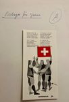Einmalige Sammlung von Swissair Werbemitteln aus den 50/60er
