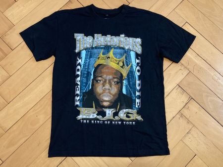 Vintage Y2K T-Shirt Notorious BIG King of NY Sz M