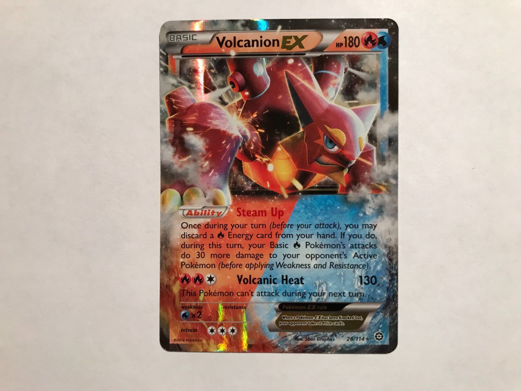 Pokémon Carte collezionabili: Volcanion EX – Usato da Hagendorn venduto da Pokecollectorch 1