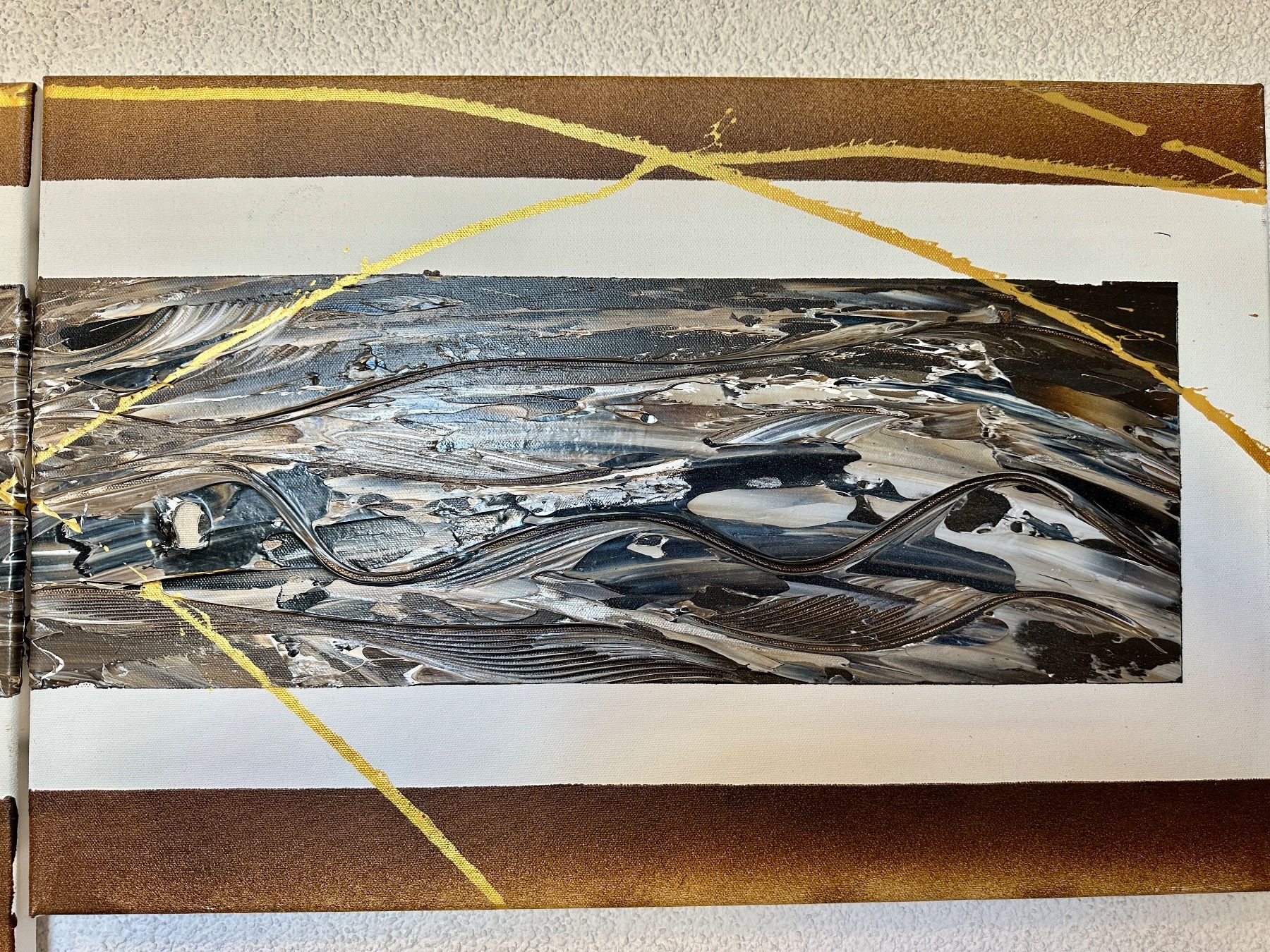 Tableaux: Abstrakte Kunst in Acryl – D'occasion à Aarburg par Nikys-Woods 2