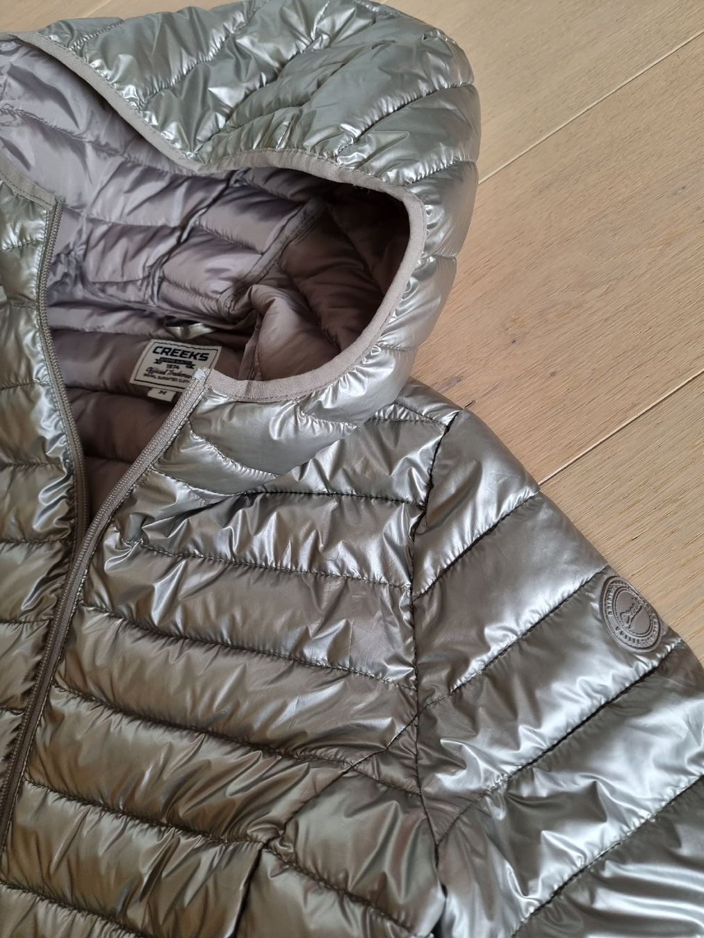 Giacche: Steppjacke silber-beige Gr. M neuwertig – Nuovo (secondo la descrizione) da himmelried venduto da bribuli 2
