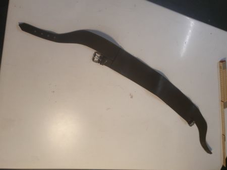 Revolvergürtel Leder braun 100 cm