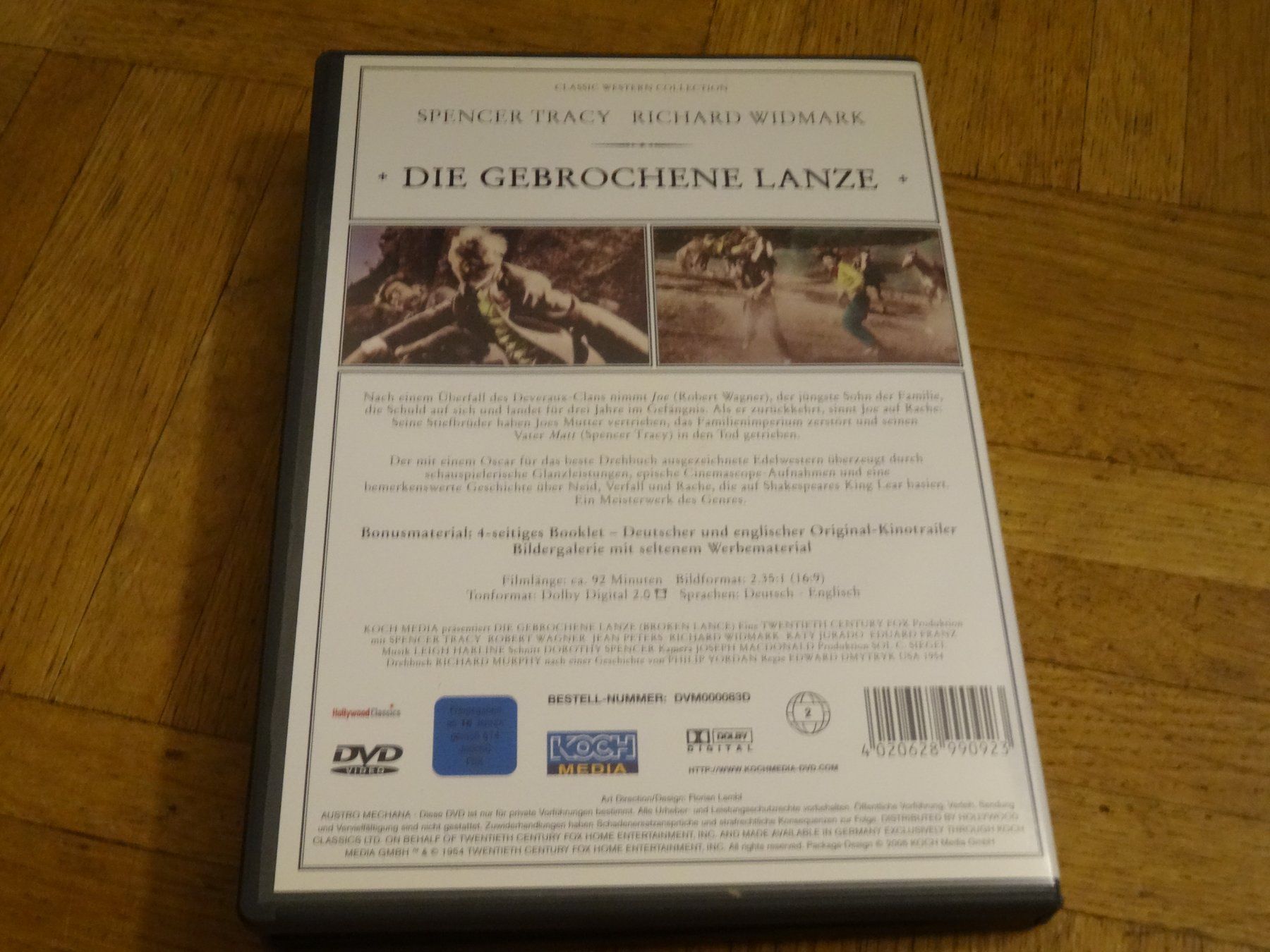 Alle DVDs: DVD Die Gebrochene Lanze – Gebraucht aus Olten von Disc-Verkauf 2