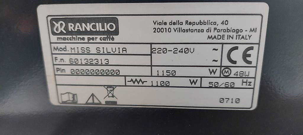 Kaffeemaschinen & Espressomaschinen: Machine Expresso Rancilio Silvia – Gebraucht aus Savièse von bsa_7prd 1