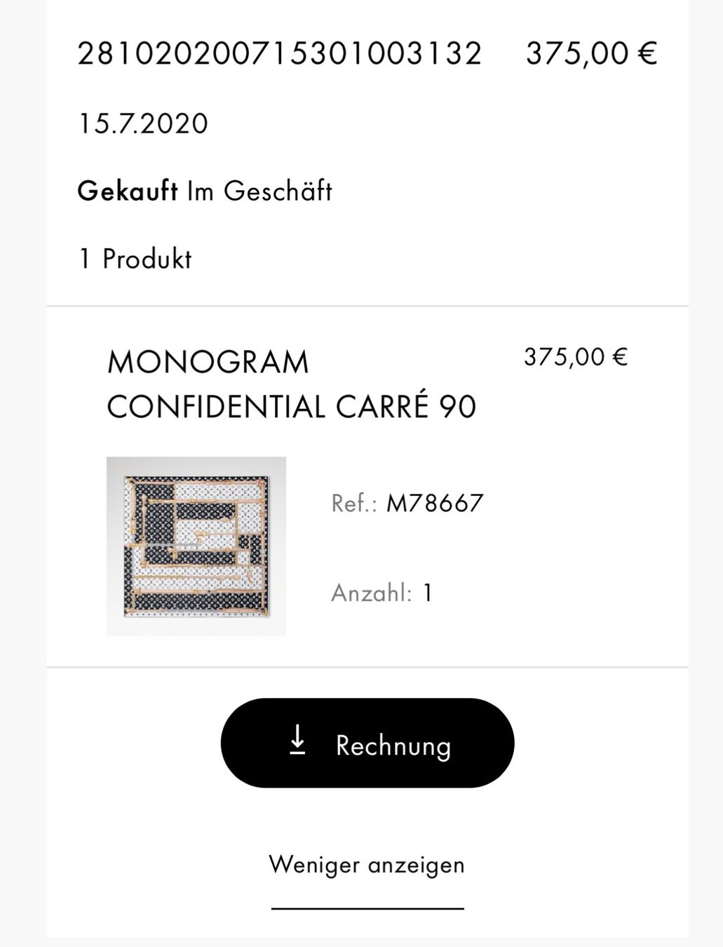 Louis Vuitton Foulard & Sciarpe: Louis Vuitton Tuch – Nuovo e nell'imballaggio originale da Pfeffingen venduto da Sarahscloset_01 5