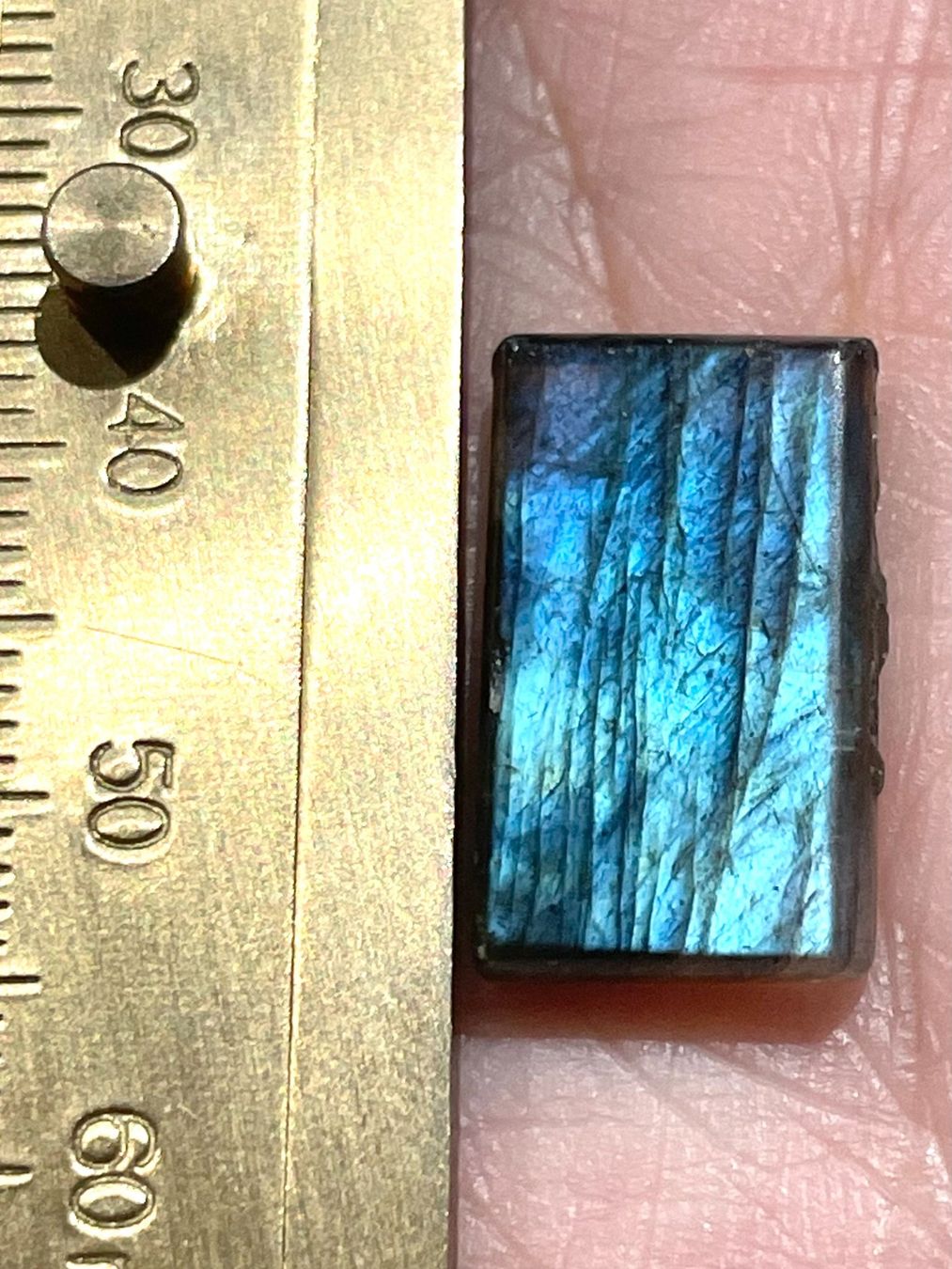 Pietre preziose: Premium Labradorit Cabochon – Nuovo e nell'imballaggio originale da Schiers venduto da sisikristall 1