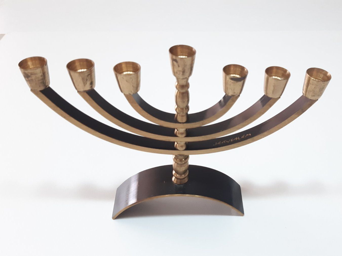 Portacandele: Menora Kerzenhalter - Menora chandelier – Nuovo (secondo la descrizione) da Savagnier venduto da Marderuth 1