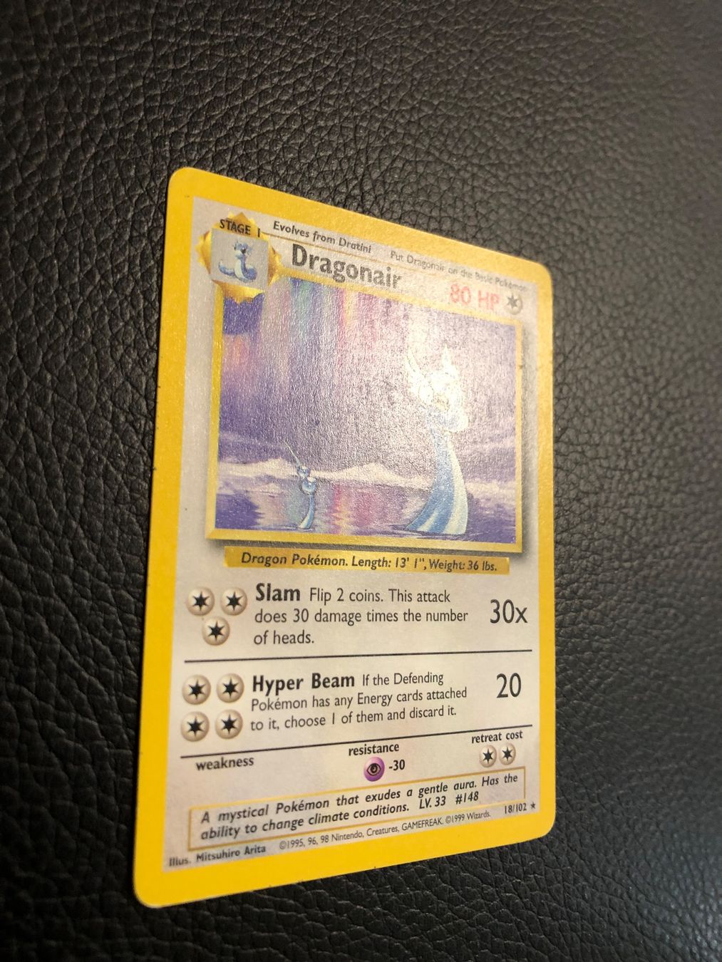 Pokémon Carte collezionabili: Base Set Dragonair rare 18/102 Ab 1 – Usato da Paradiso venduto da Pkmn10 2