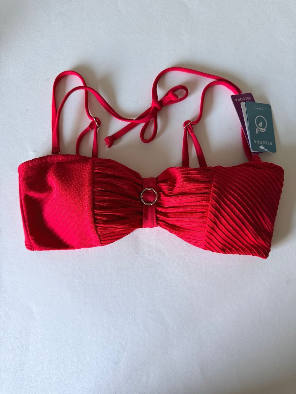 Beldona Costumi da bagno & Bikini: BELDONA, Bikini-Oberteil KALA, Grösse 36B/C, Farbe Rot – Nuovo e nell'imballaggio originale da Rudolfstetten venduto da gst_g7xl 5