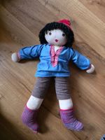 Vintage Figur Stoff Senn Treichler 67 cm - Schellen Ursli