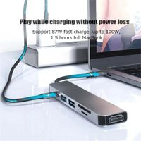 USB C Hub 6 in 1 HDMI 4K USB 3.0 Micro SD TV Macbook Laptop