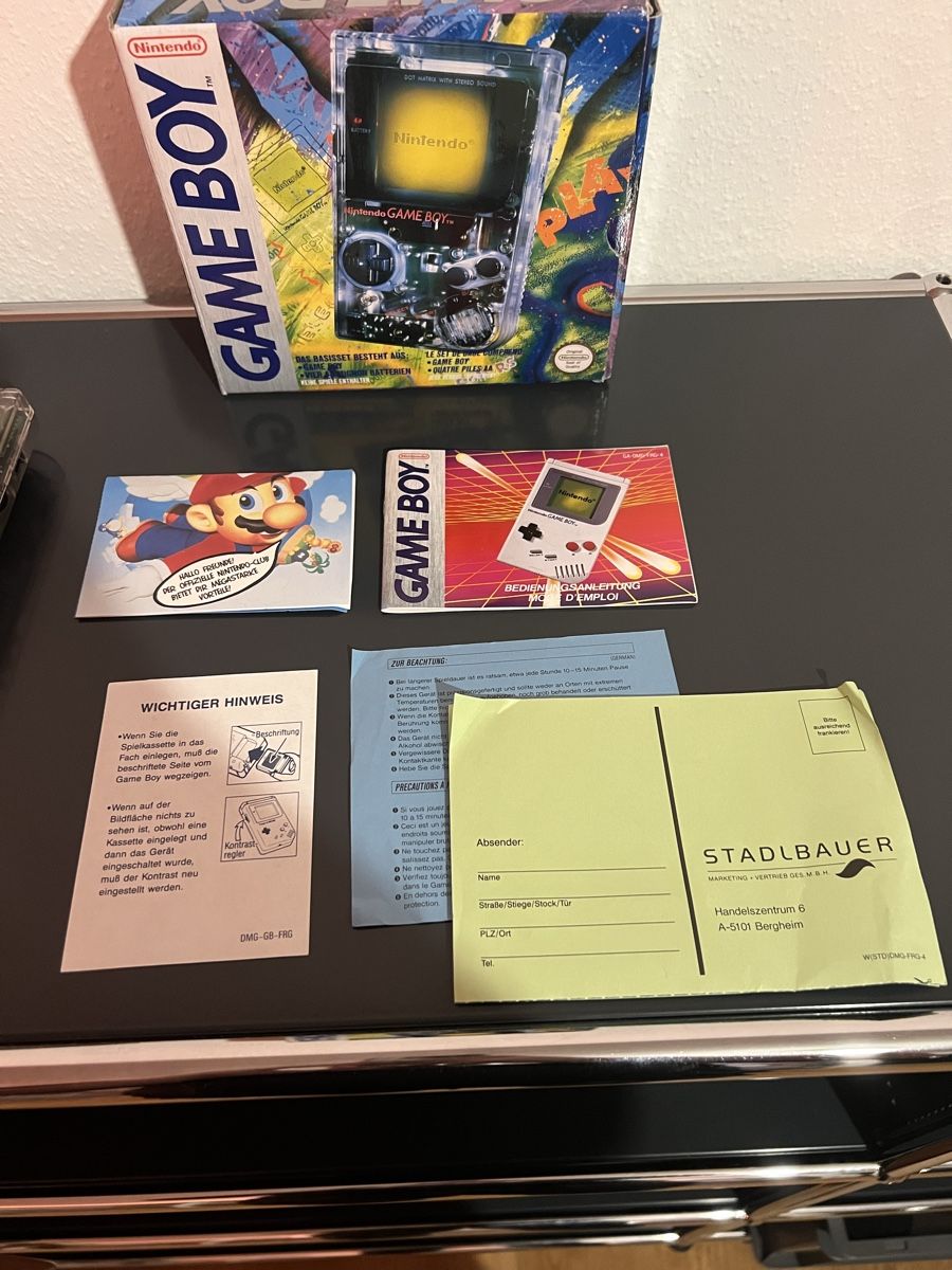 Nintendo Console: Nintendo Game Boy Classic Clear / Transparent OVP – Usato da Schönenbuch venduto da retrohunter 2