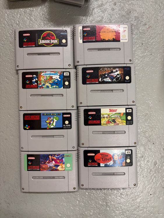 Super Nintendo Konsole und 8 Spiele (Gebraucht) in Ostermundigen für ...