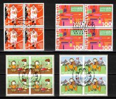 Schweiz 2014, Werbemarken Serie(n) im 4er-Block mit ET-ʘ