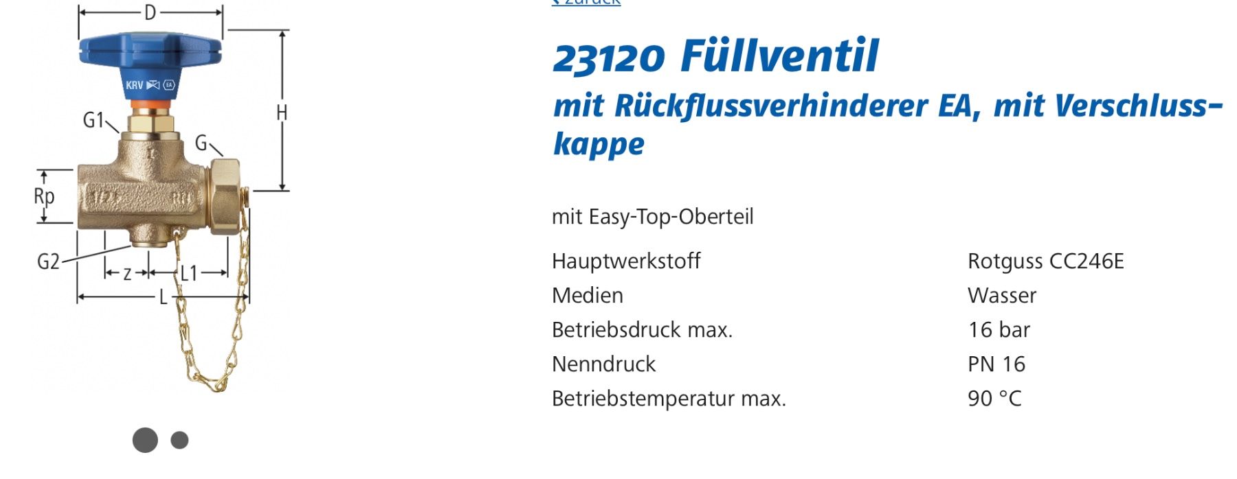 Armaturen: Heizungsfüllventil 1/2 Zoll IG – Neu und originalverpackt aus Niedergösgen von elromano74 1
