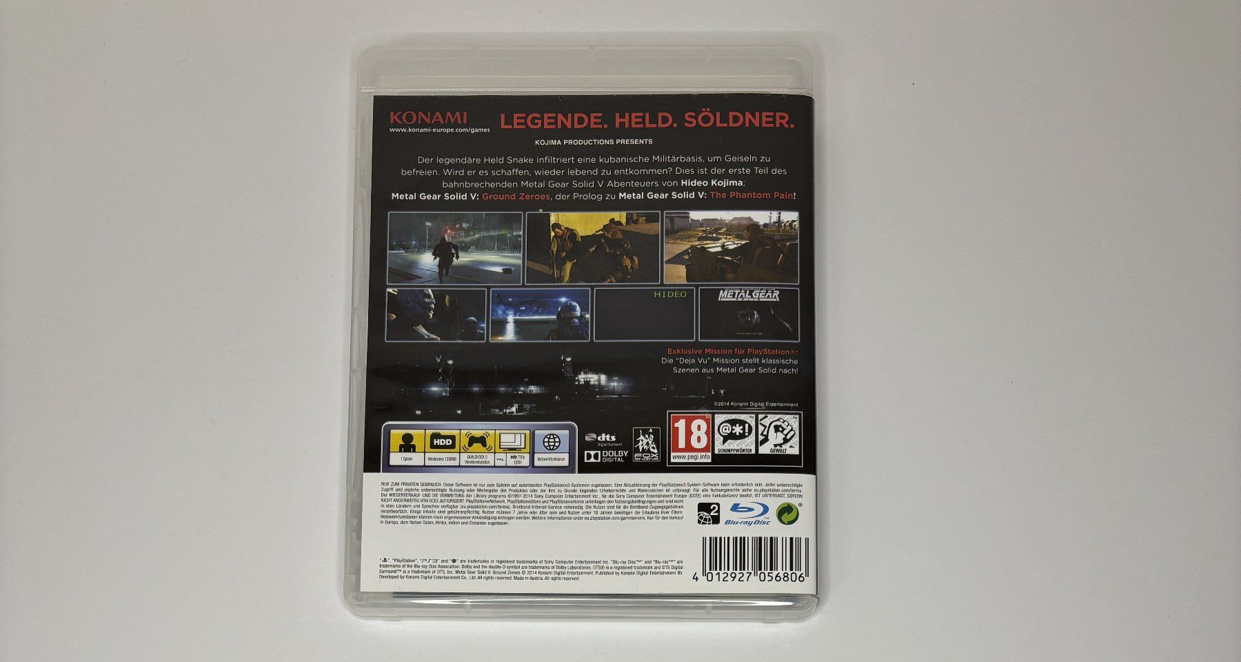 Giochi: PS3 - Metal Gear Solid V: Ground Zeroes – Usato da Allschwil venduto da Bullach 2